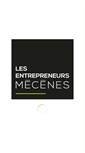 Mobile Screenshot of lesentrepreneursmecenes.fr